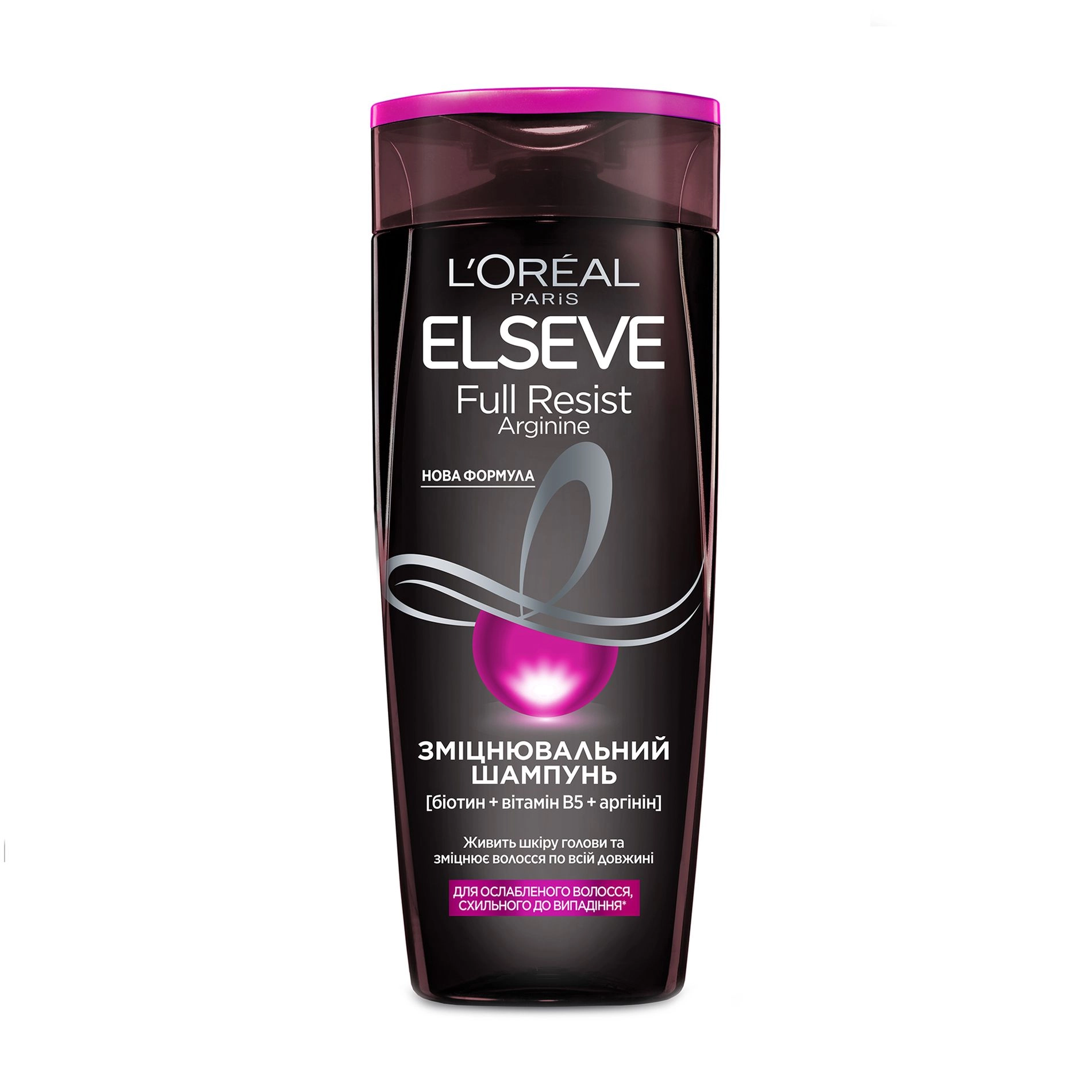 L’Oreal Paris Укрепляющий шампунь Elseve Full Resist Arginine для ослабленных волос, склонных к выпадению, 400 мл - фото N1