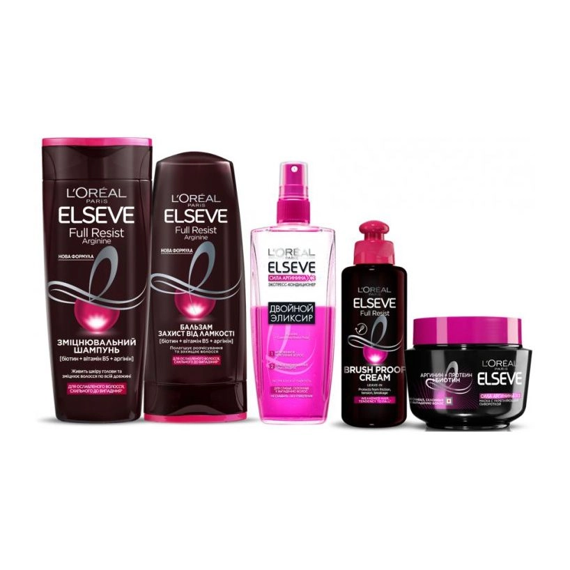 L’Oreal Paris Укрепляющий шампунь Elseve Full Resist Arginine для ослабленных волос, склонных к выпадению, 400 мл - фото N4