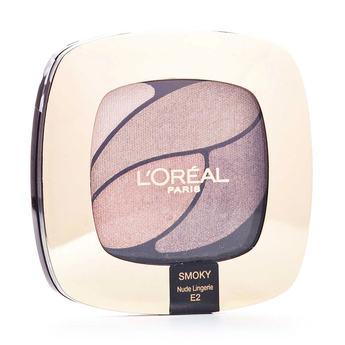 L’Oreal Paris Тіні для повік L'Oreal Paris Color Riche Les Ombres Quadro, E2 Nude Lingerie, 4.5 г - фото N1