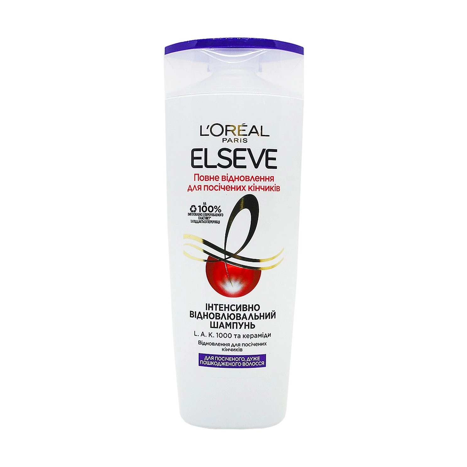 L’Oreal Paris Шампунь Elseve Полное восстановление, для секущихся кончиков волос, 400 мл - фото N1