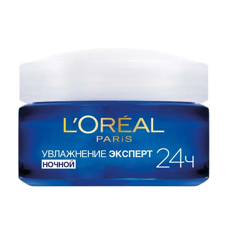 L’Oreal Paris Нічний крем для обличчя для всіх типів шкіри Зволоження Експерт, 50 мл - фото N2