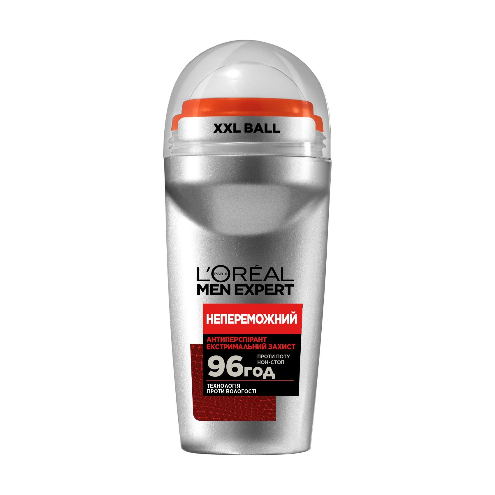 L’Oreal Paris Шариковый дезодорант-антиперспирант L'Oreal Men Expert Непобедимый мужской, 50 мл - фото N1