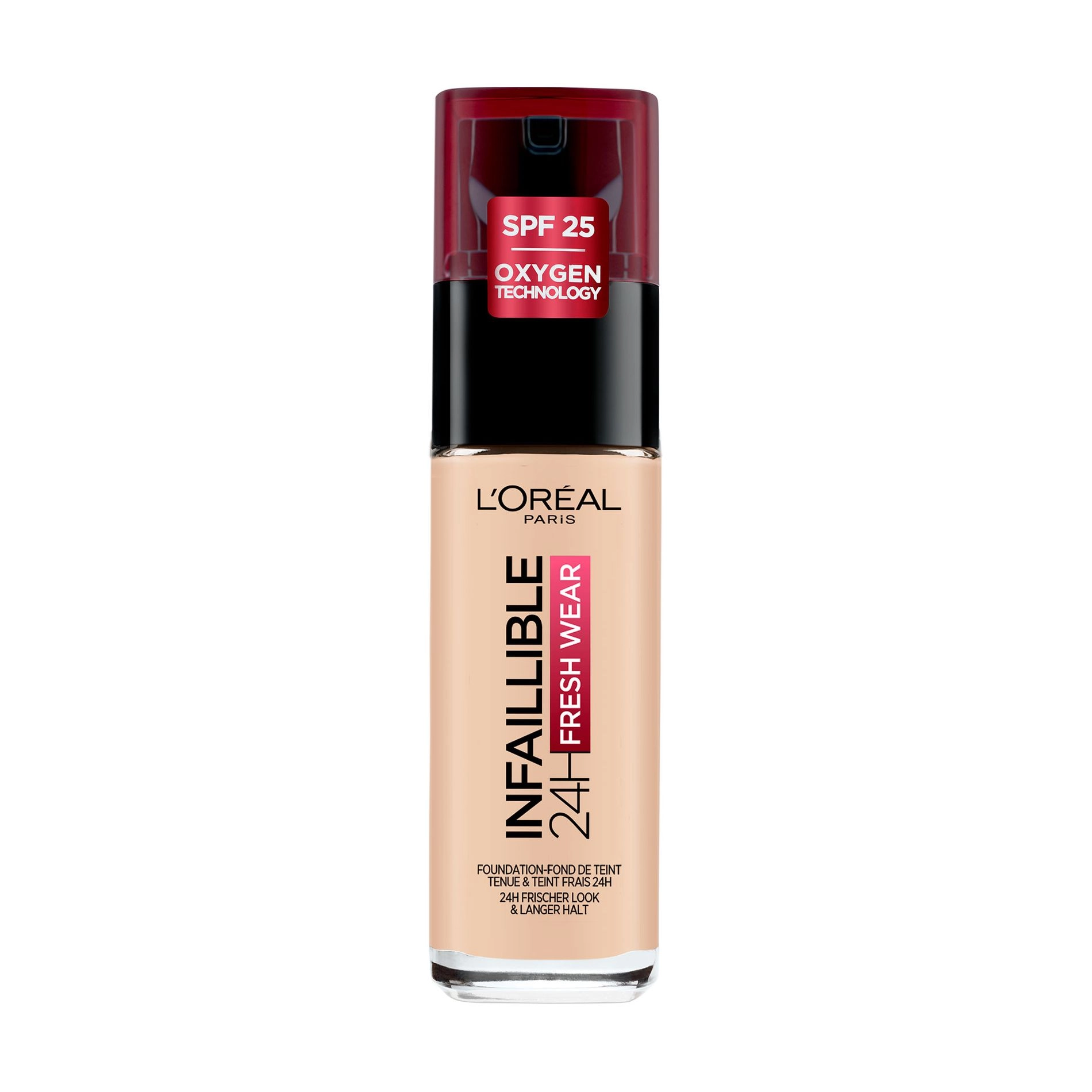 L’Oreal Paris Тональний крем для обличчя L'Oreal Paris Infaillible 24H Fresh Wear Foundation SPF 25, 20 Ivory, 30 мл - фото N1