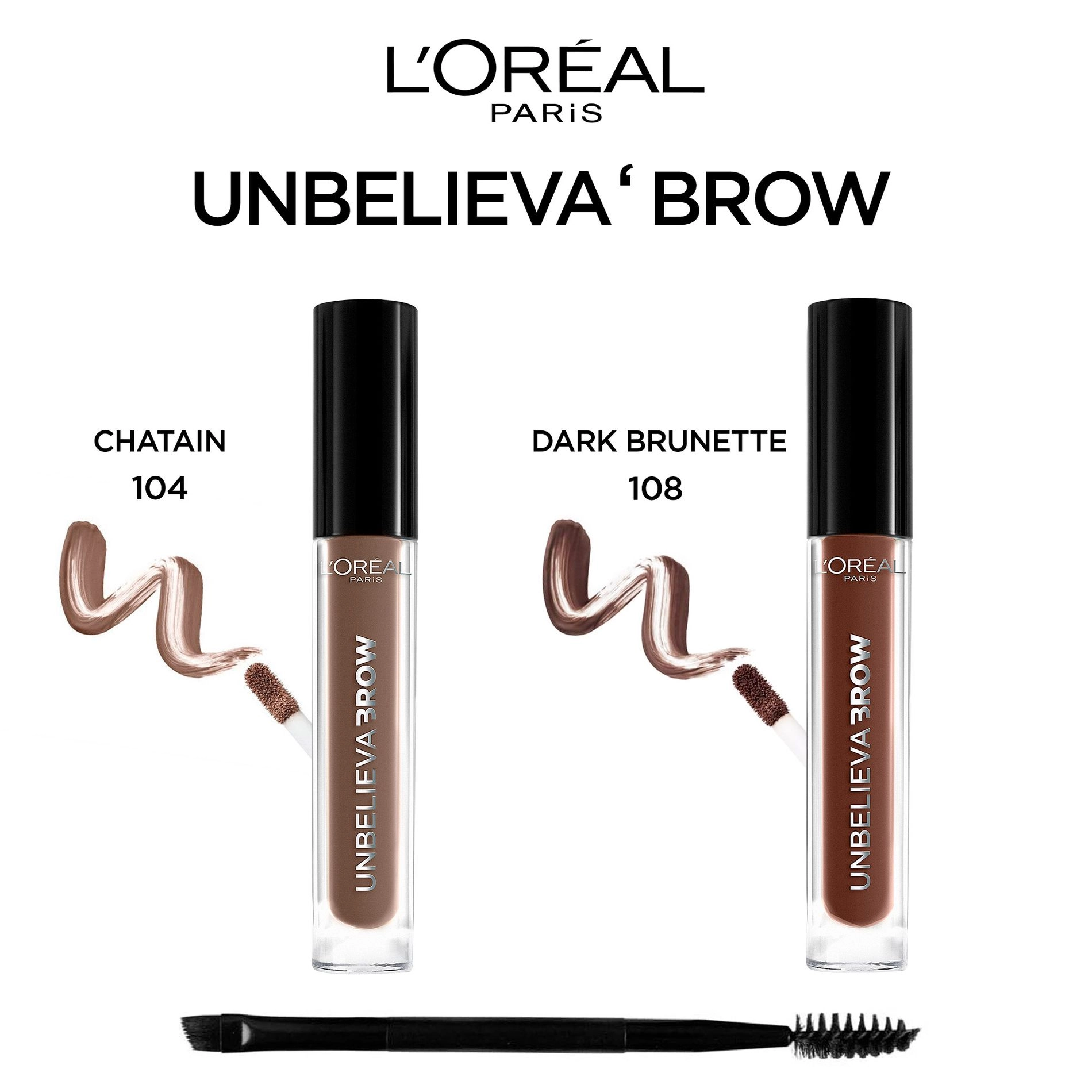 L’Oreal Paris Гель для бровей L'Oreal Paris Unbelieva Brow, 3.4 мл - фото N3