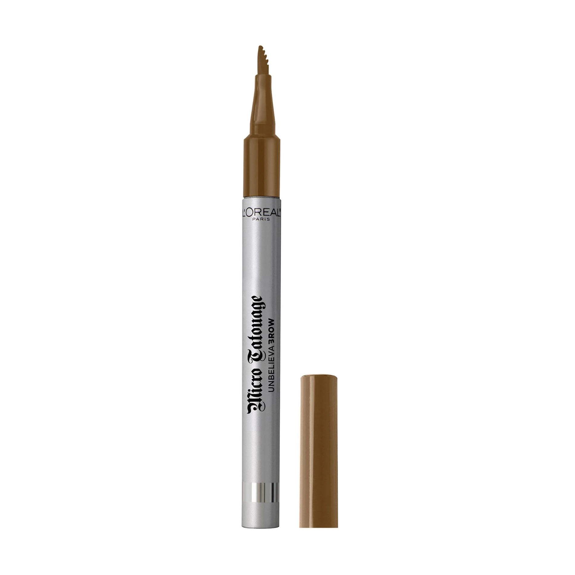 L’Oreal Paris Фломастер для татуажа брів L'Oreal Paris Micro Tatouage Unbelieva Brow, 104 Chatain, 1 г - фото N1