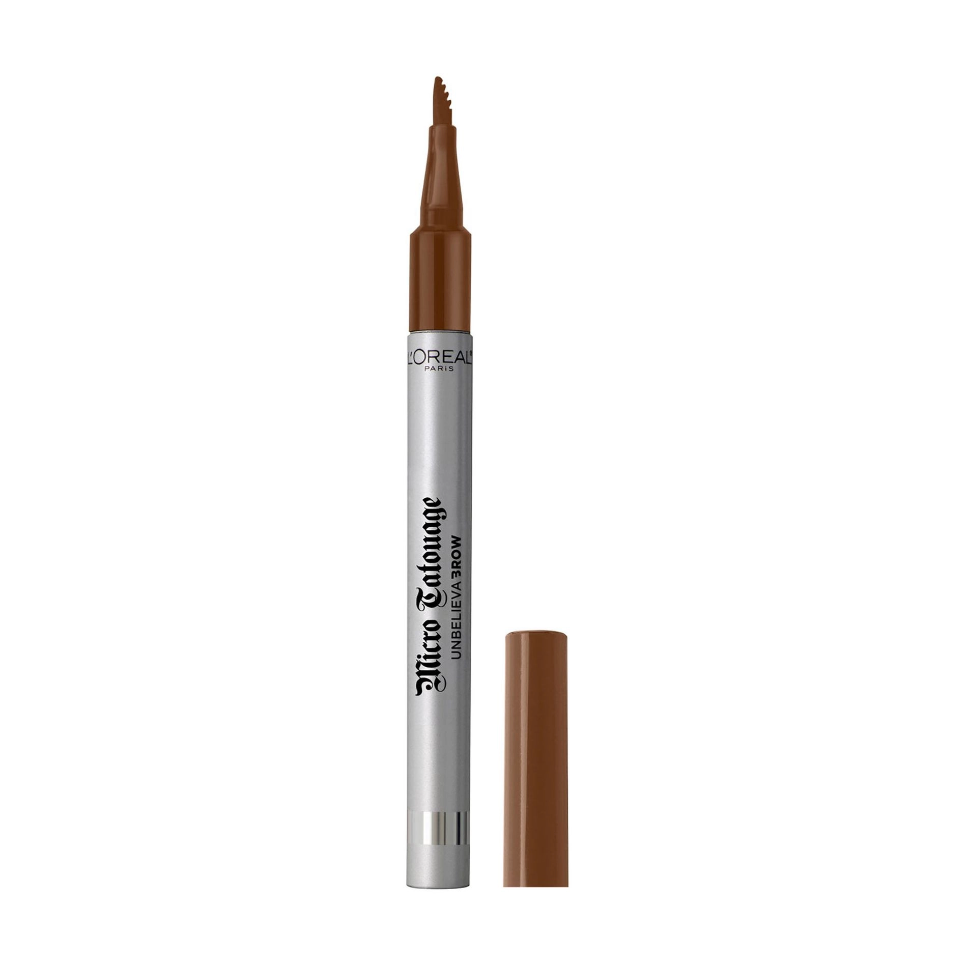 L’Oreal Paris Фломастер для татуажа бровей L'Oreal Paris Micro Tatouage Unbelieva Brow, 105 Brunette, 1 г - фото N1