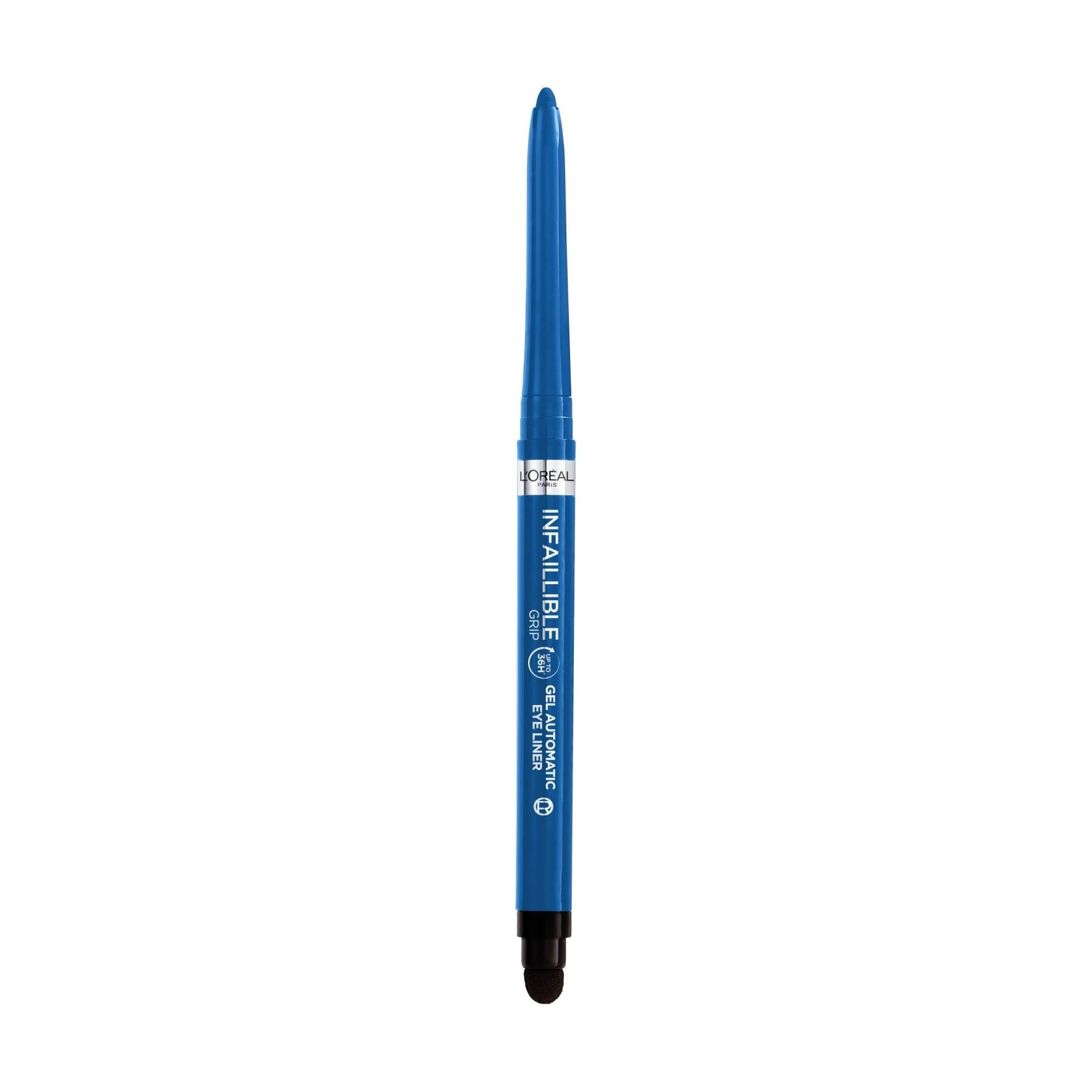 L’Oreal Paris Автоматический водостойкий карандаш для глаз L'Oreal Paris Infaillible Grip 36H Gel Automatic Eye Liner 06 Electric Blue, 1 г - фото N1