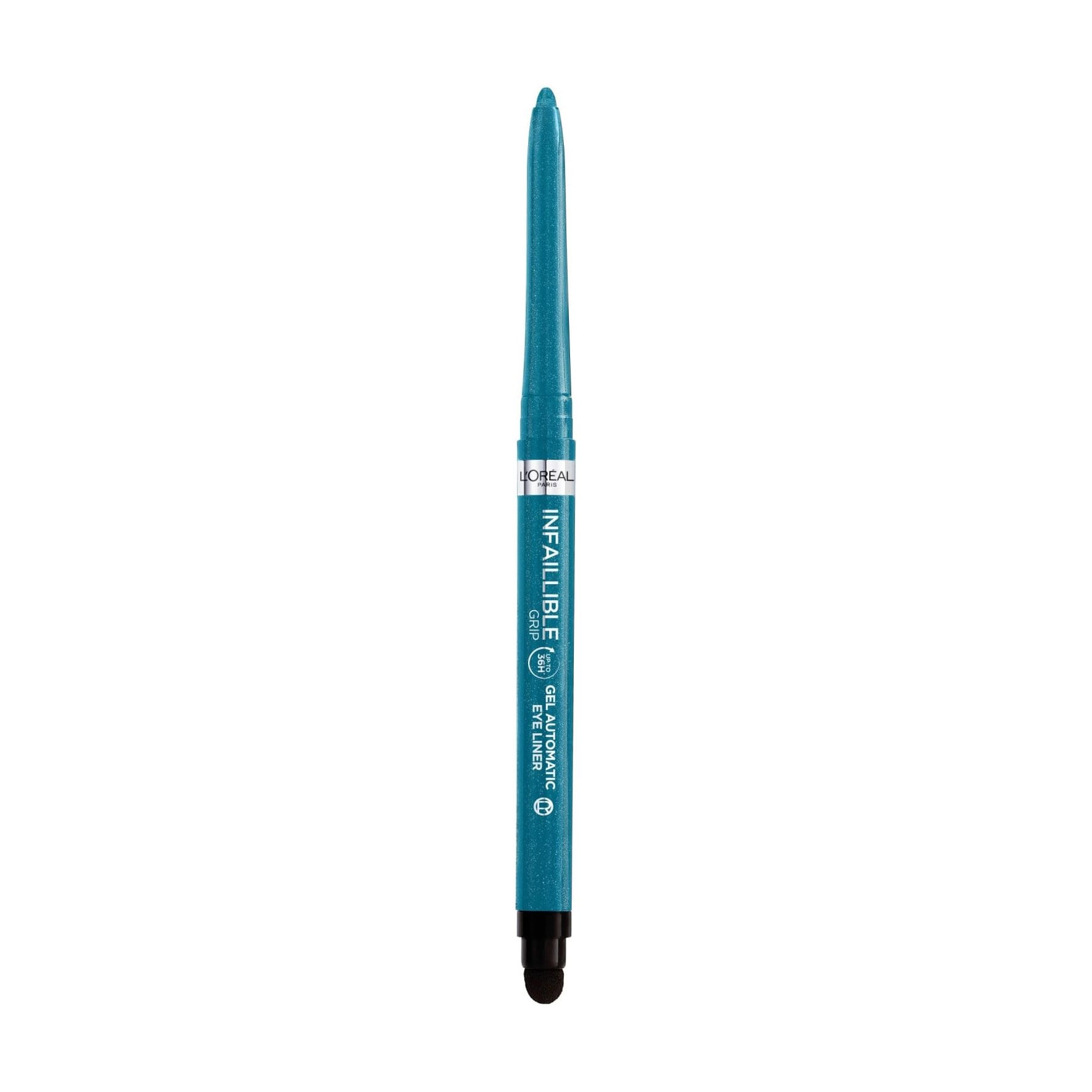 L’Oreal Paris Автоматичний водостійкий олівець для очей L'Oreal Paris Infaillible Grip 36H Gel Automatic Eye Liner 07 Turquoise Faux Fur, 1 г - фото N1