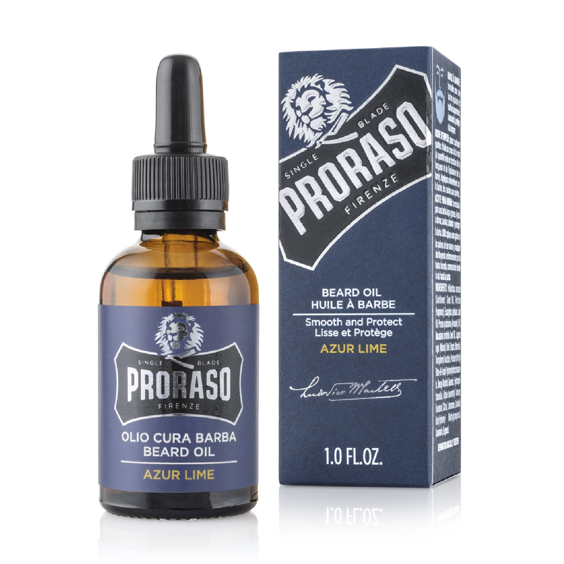 Proraso Олія для догляду за бородою Azur Lime Beard Oil, 30 мл - фото N1