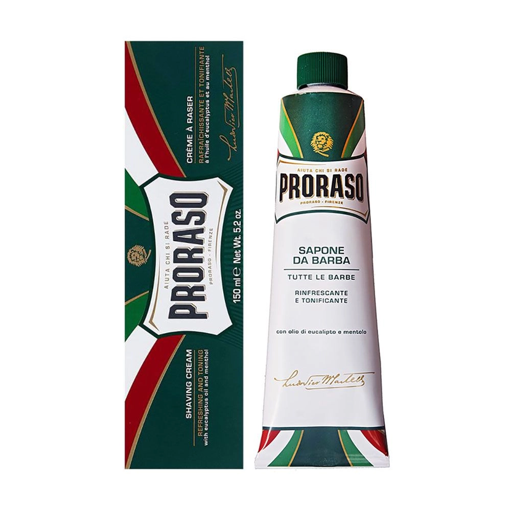 Proraso Освежающий и тонизирующий крем для бритья с экстрактом эвкалипта и ментолом, 150 мл - фото N1