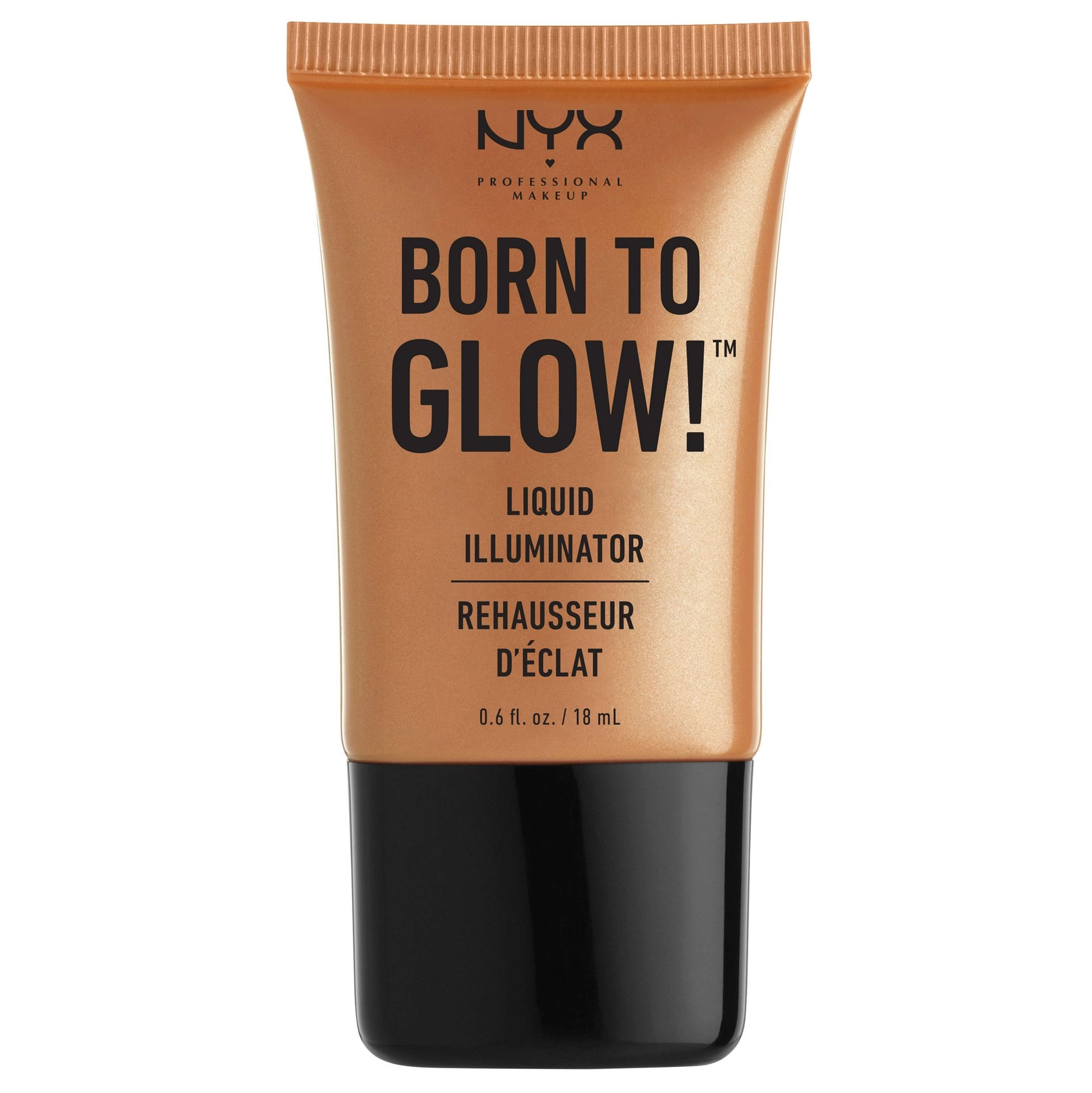 NYX Professional Makeup Хайлайтер для лица и тела Born To Glow Liquid Illuminator 03 PURE GOLD 18 мл - фото N1