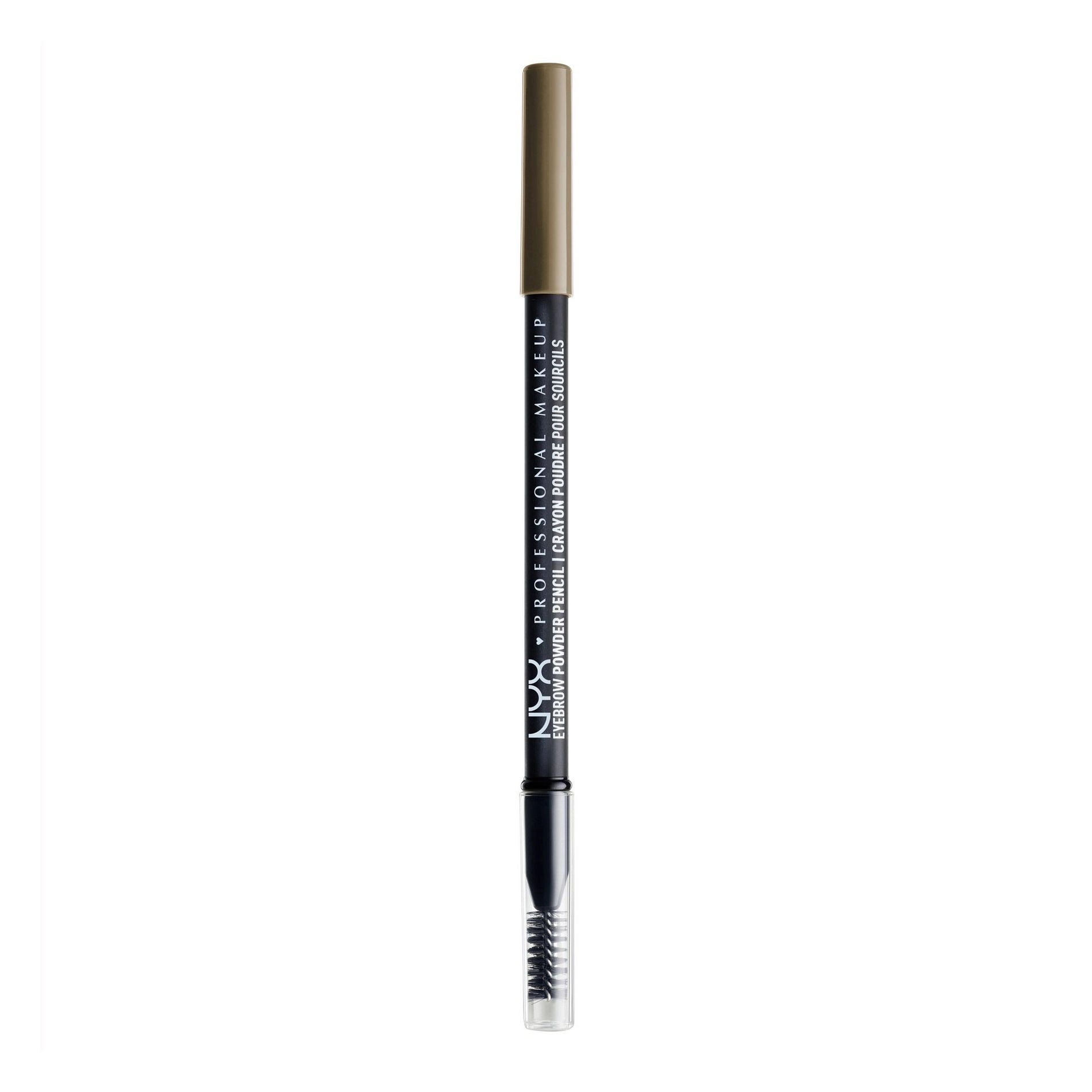 NYX Professional Makeup Карандаш для бровей Eyebrow Powder Pencil 02 Taupe, с щеточкой, 1.4 г - фото N1