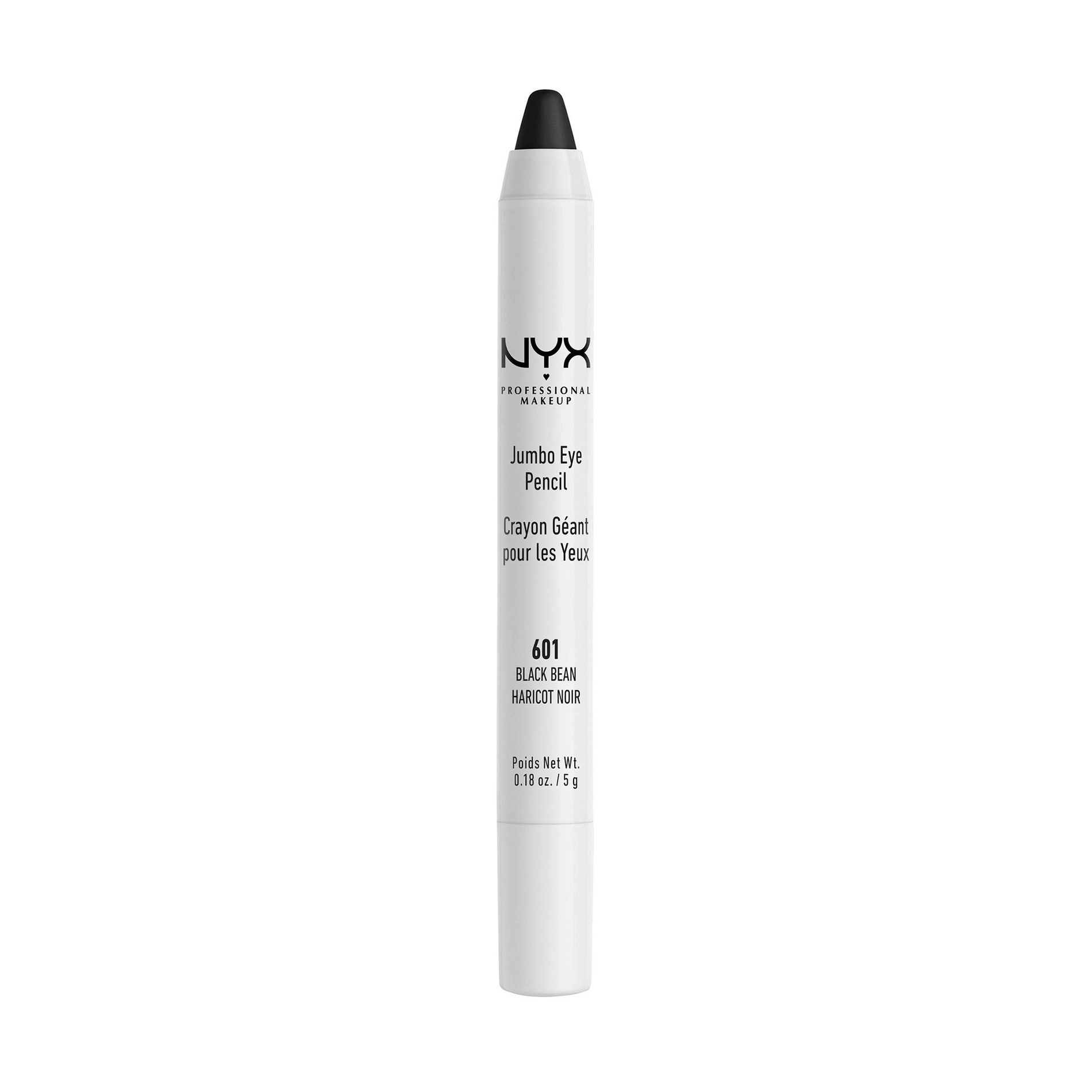 NYX Professional Makeup Карандаш-тени для глаз Jumbo Eye Pencil 601 Black Bean, 5 г - фото N1