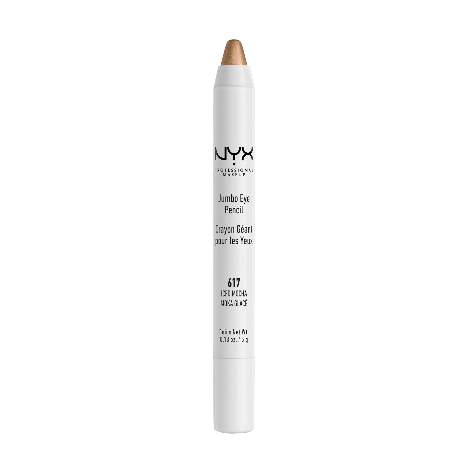 NYX Professional Makeup Карандаш-тени для глаз Jumbo Eye Pencil 617 Iced Mocha, 5 г - фото N1