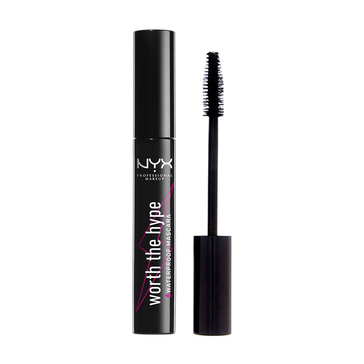 NYX Professional Makeup Водостійка туш для вій Worth the Hype Waterproof Mascara 01 Black, 7 мл - фото N1