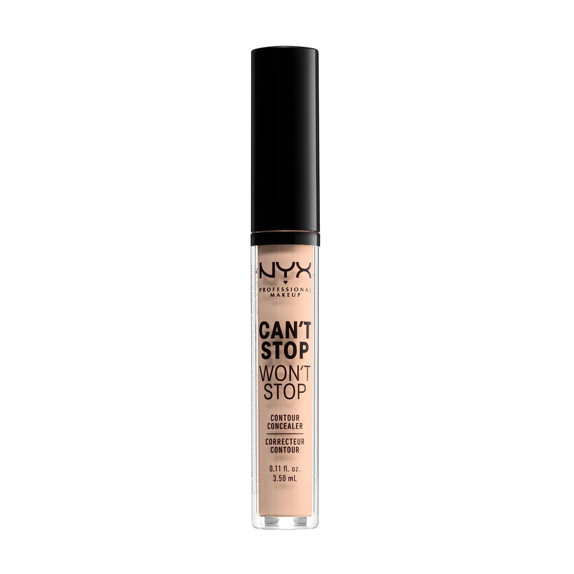 NYX Professional Makeup Консилер для лица Can't Stop Won't Stop Contour Concealer 02 Alabaster, 3.5 мл - фото N1