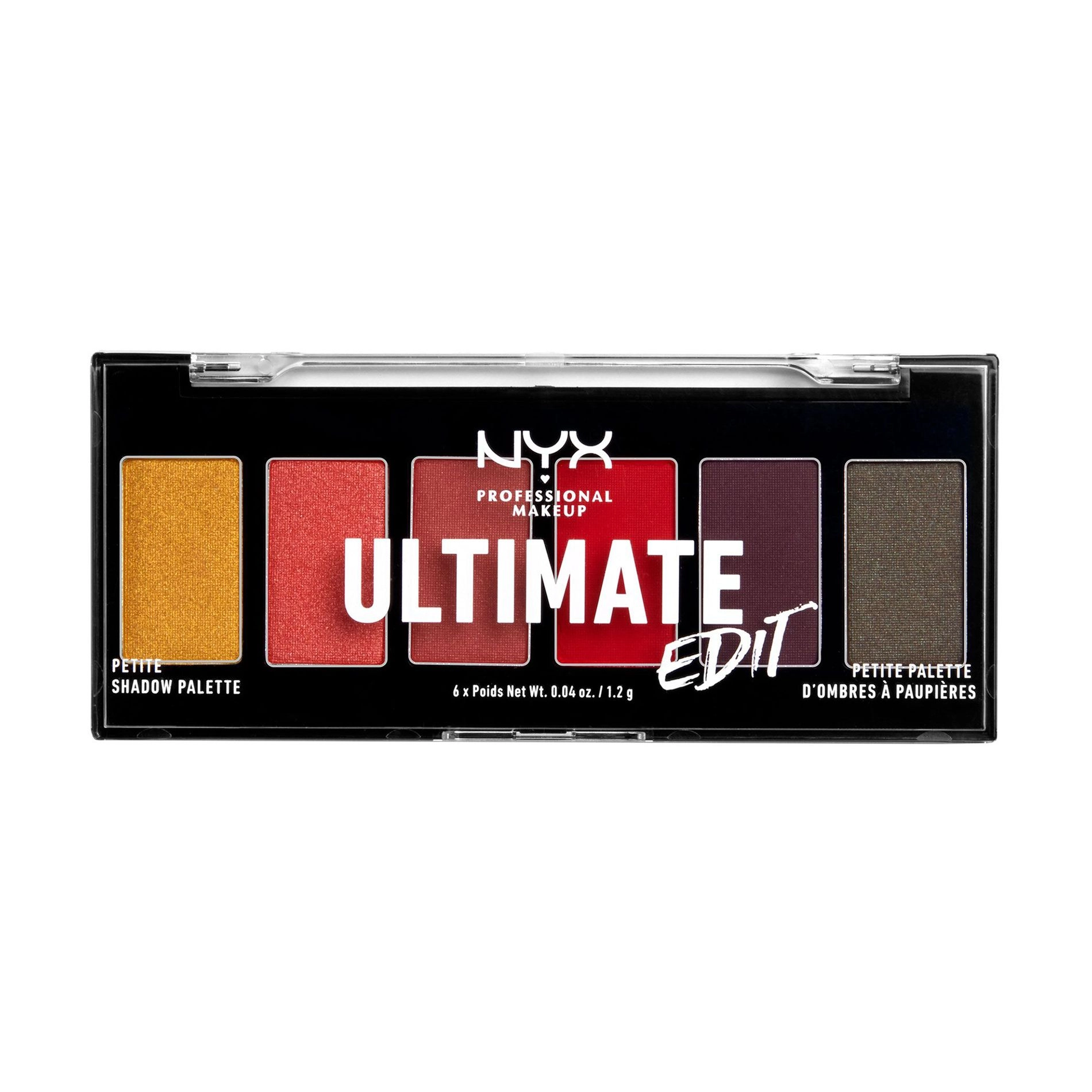 NYX Professional Makeup Палетка тіней Ultimate Edit Petite Shadow Palette 03 Phoenix 6х1,2 г - фото N1