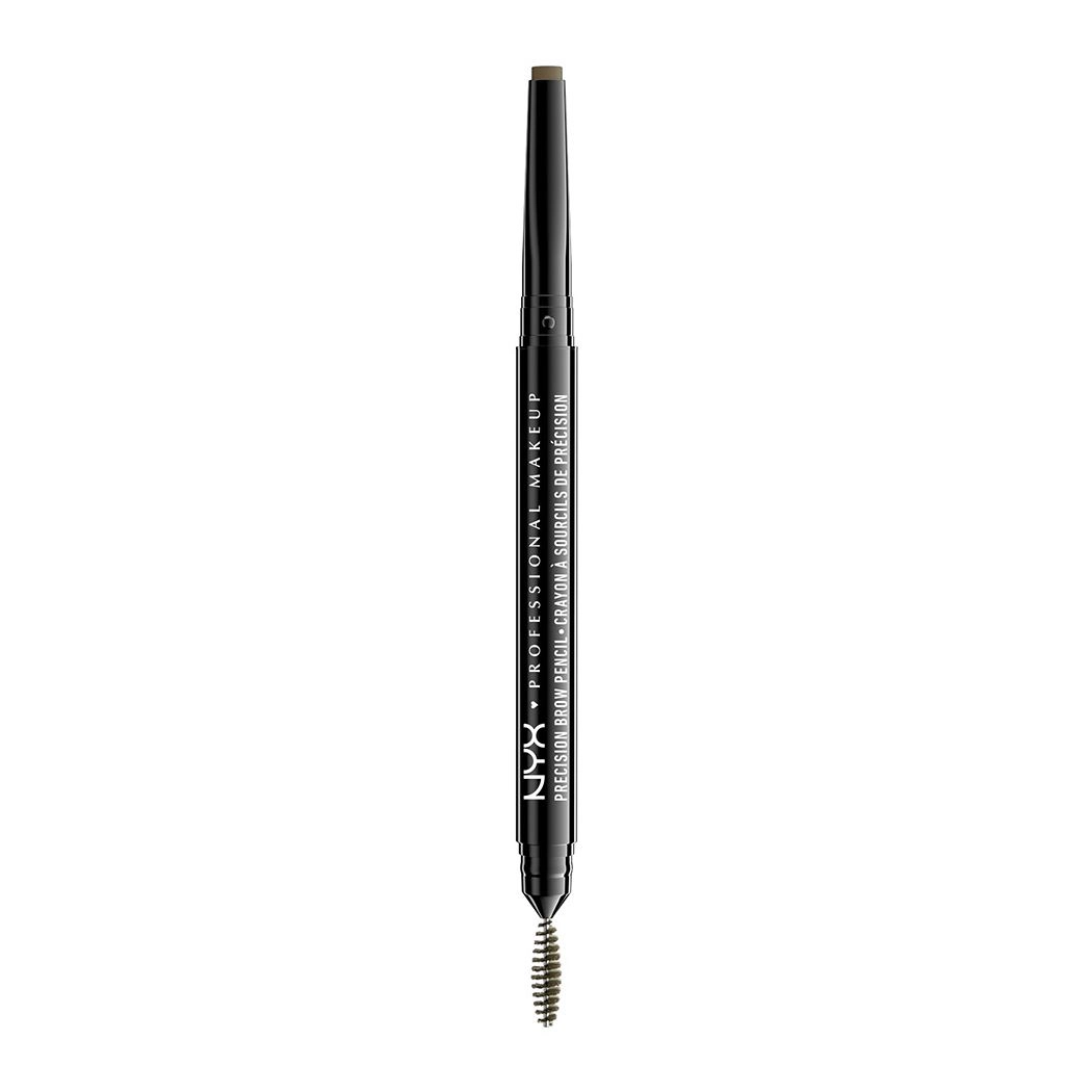 NYX Professional Makeup Карандаш для бровей Precision Brow Pencil 02 Taupe, с щеточкой, 1 г - фото N2