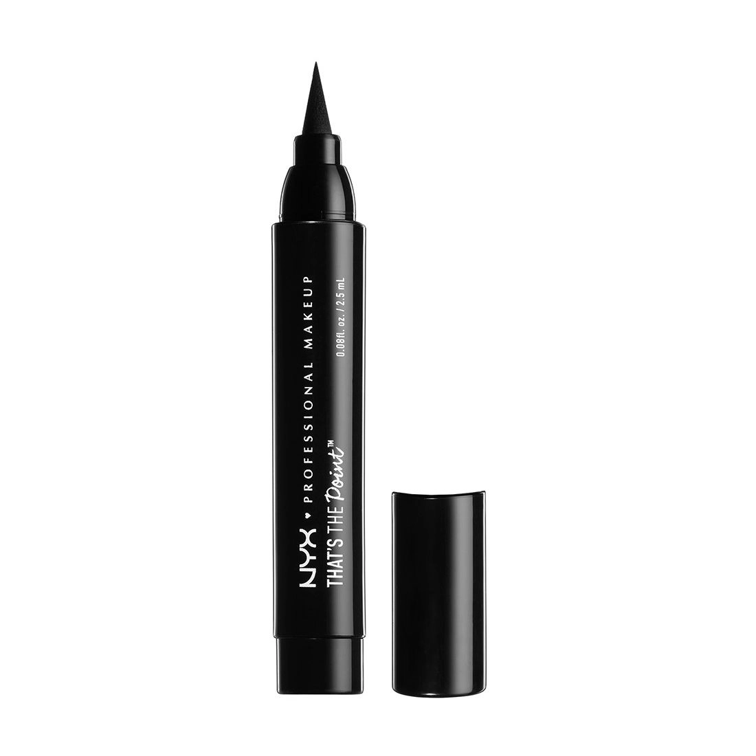 NYX Professional Makeup Подводка для глаз That's The Point Eyeliner 01 Put a Wing On It, Black, 2.5 мл - фото N1