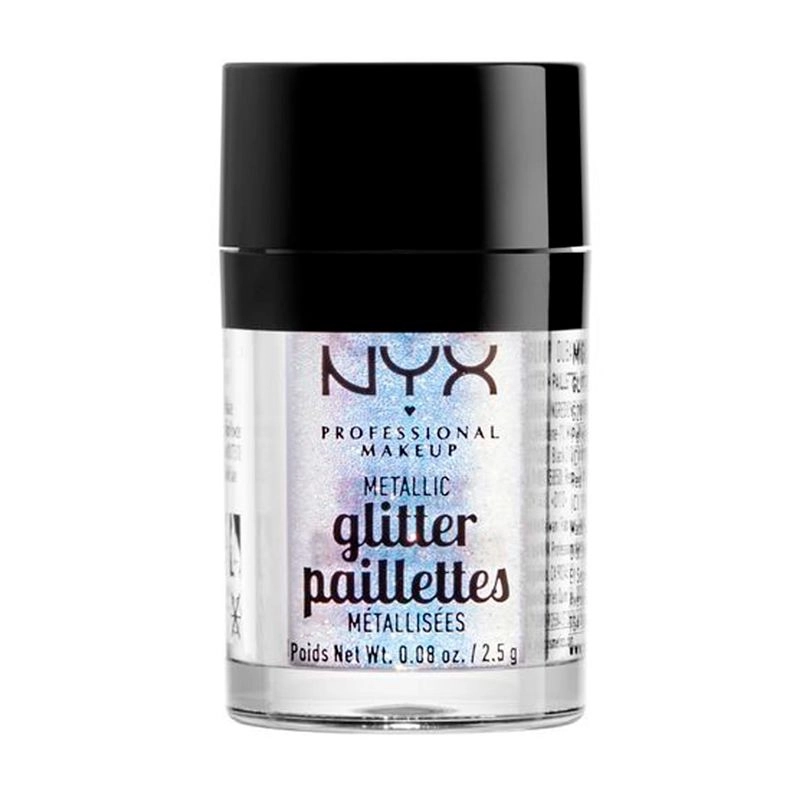 NYX Professional Makeup Глітер для обличчя і тіла Metallic Glitter Paillettes 05 Lumi-Lite, 2.5 г - фото N1