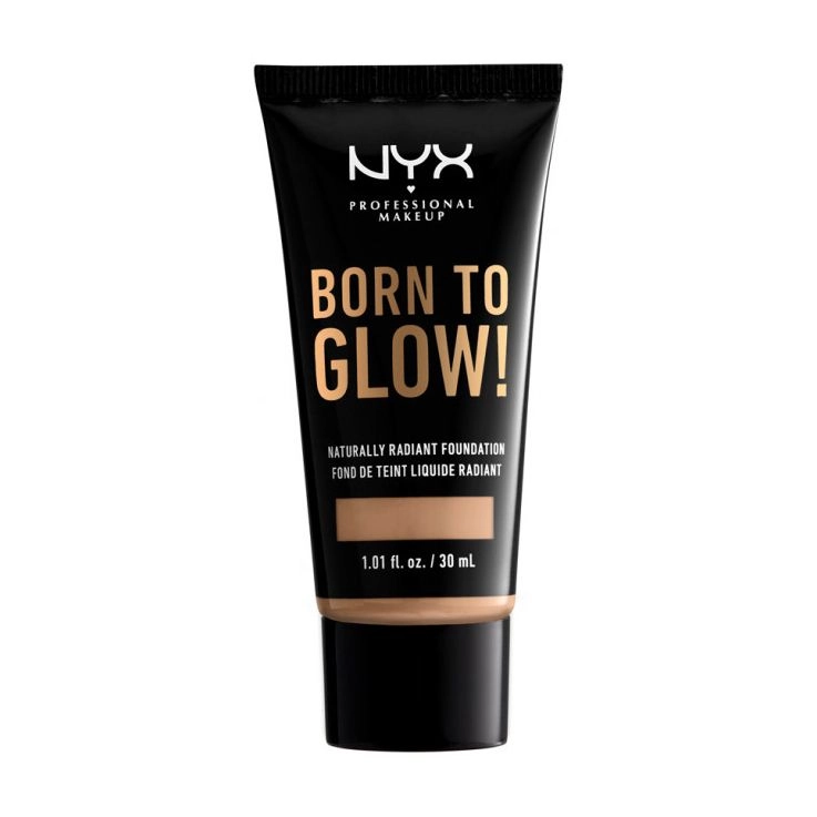 NYX Professional Makeup Сяюча тональна основа для обличчя Born To Glow! Naturally Radiant Foundation, 09 Medium Olive, 30 мл - фото N1