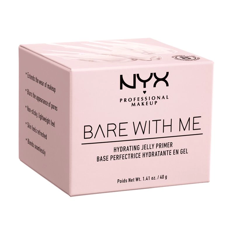 NYX Professional Makeup Зволожувальний праймер-желе для обличчя Bare With Me Hydrating Jelly Primer, 40 г - фото N1
