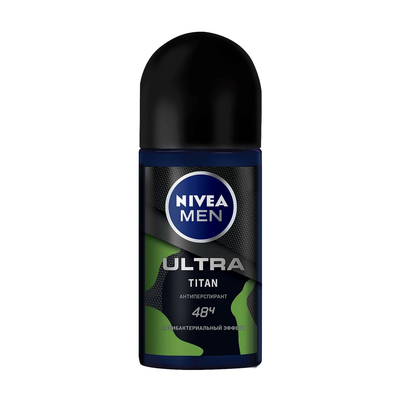 Nivea Men Кульковий антиперспірант Ultra Titan, з антибактеріальним ефектом, чоловічий, 50 мл - фото N2