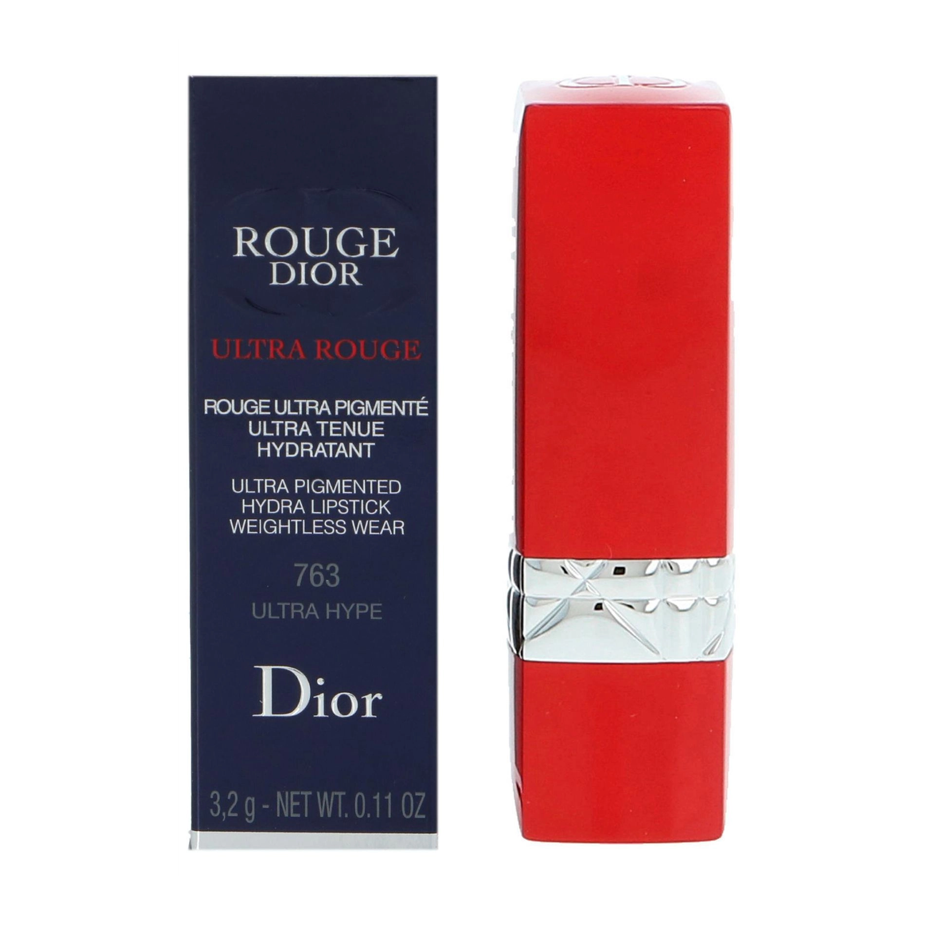 Dior Помада для губ Rouge Ultra Rouge, 763 Ultra Hype, 3.2 г - фото N2