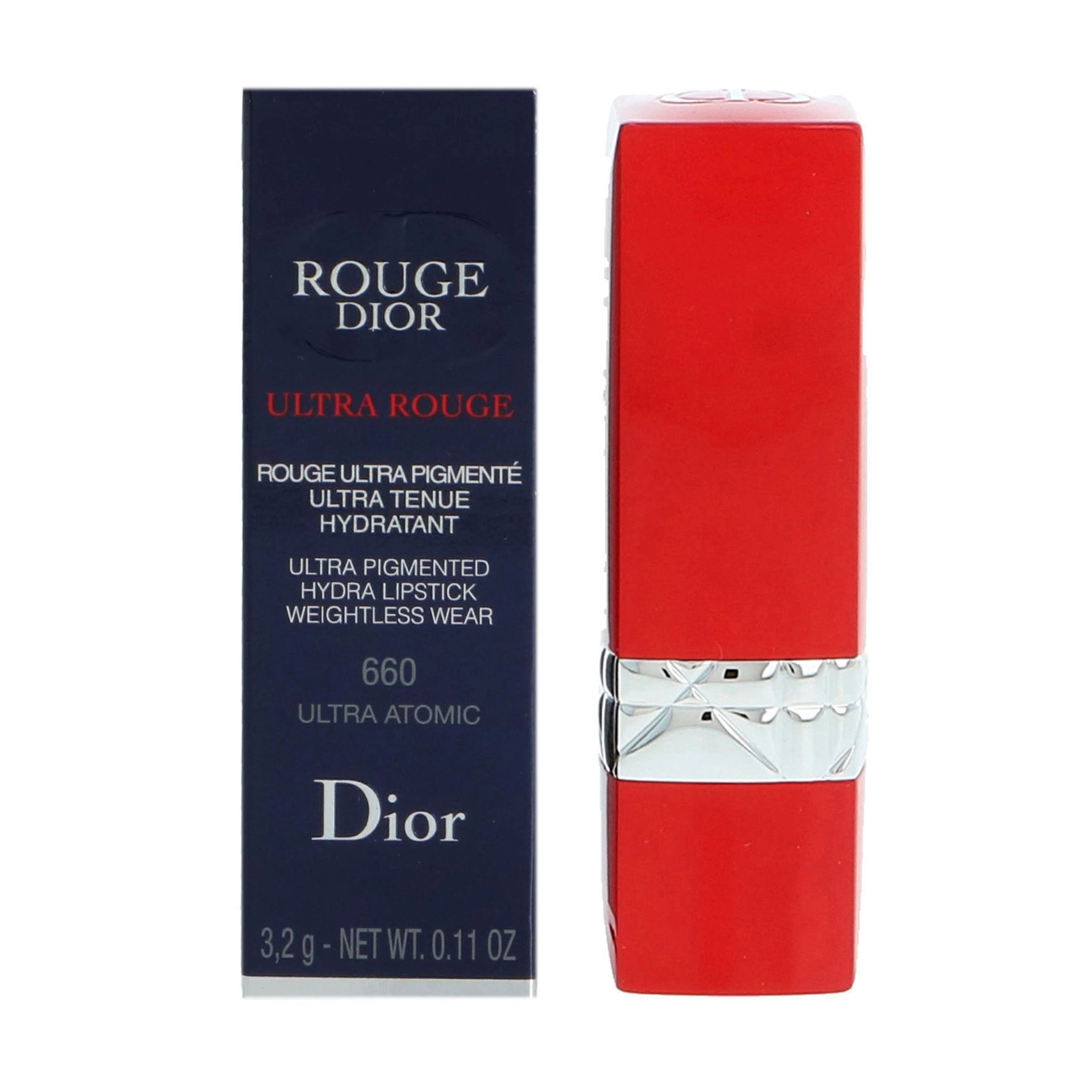 Dior Помада для губ Rouge Ultra Rouge, 660 Ultra Atomic, 3.2 г - фото N2