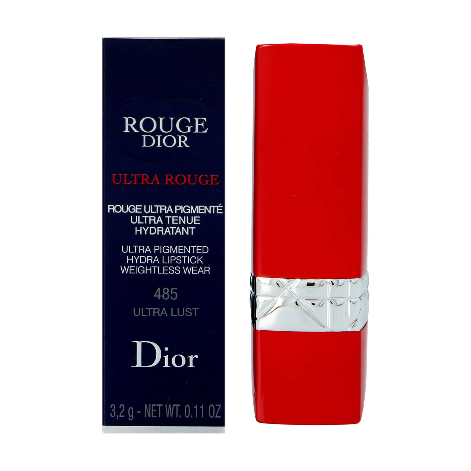 Dior Помада для губ Rouge Ultra Rouge, 485 Ultra Lust, 3.2 г - фото N2