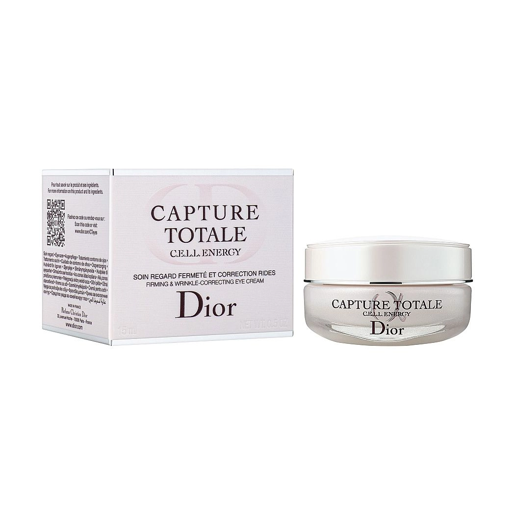 Dior Укрепляющий крем для кожи вокруг глаз Christian Capture Totale C.E.L.L. Energy Eye Cream, 15 мл - фото N2
