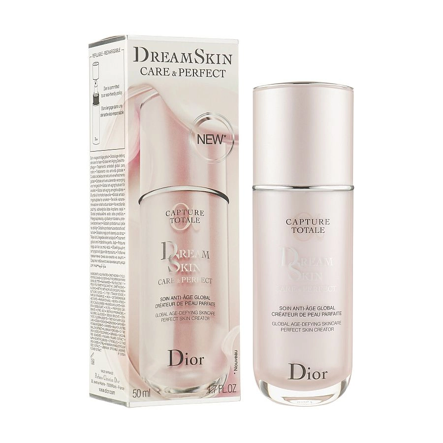 Dior Антивозрастная эмульсия для лица Christian Capture Totale Dream Skin Care & Perfect Global Age-Defying Skincare, 30 мл - фото N2