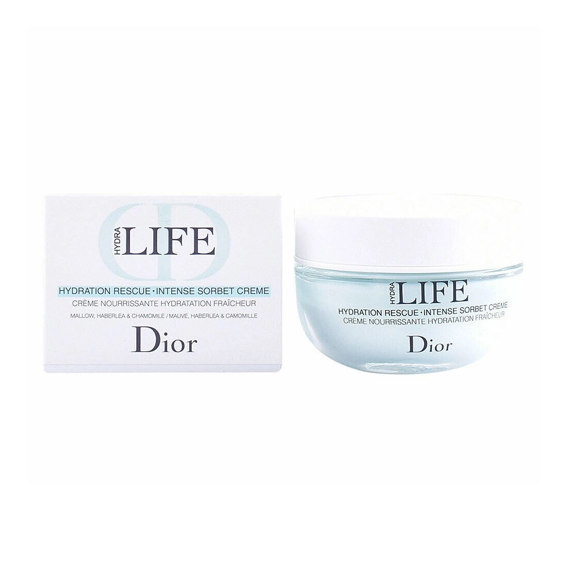 Dior Інтенсивний крем-сорбет для обличчя Christian Hydra Life Hydration Rescue Intense Sorbet Creme, 50 мл - фото N1