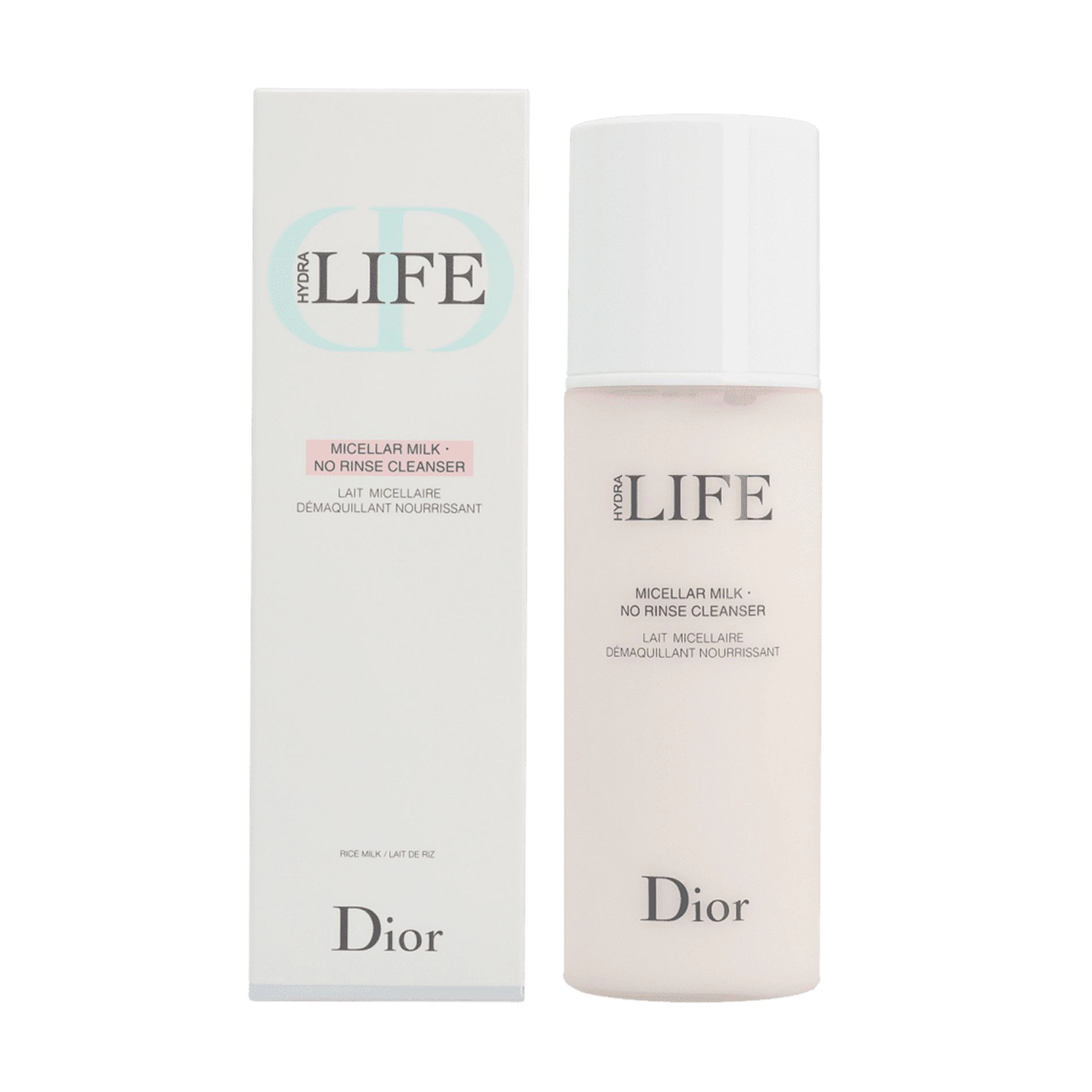 Dior Мицеллярное молочко для лица Christian Hydra Life Micellar Milk No Rinse Cleanser, 200 мл - фото N2