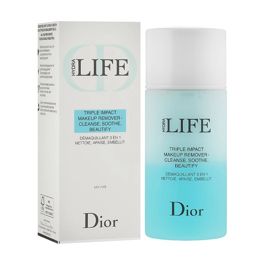 Dior Засіб для зняття макіяжу Christian Hydra Life Triple Impact Makeup Remover, 125 мл - фото N2