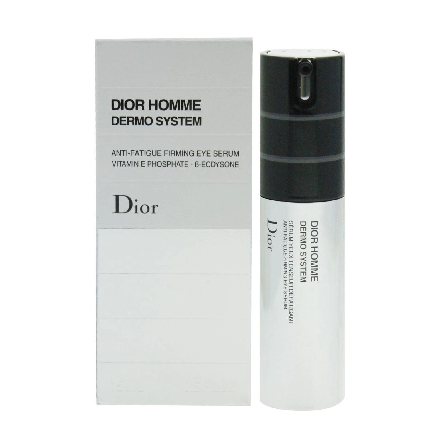 Dior Мужская подтягивающая сыворотка для кожи вокруг глаз Christian Homme Dermo System Eye Serum, 15 мл - фото N1