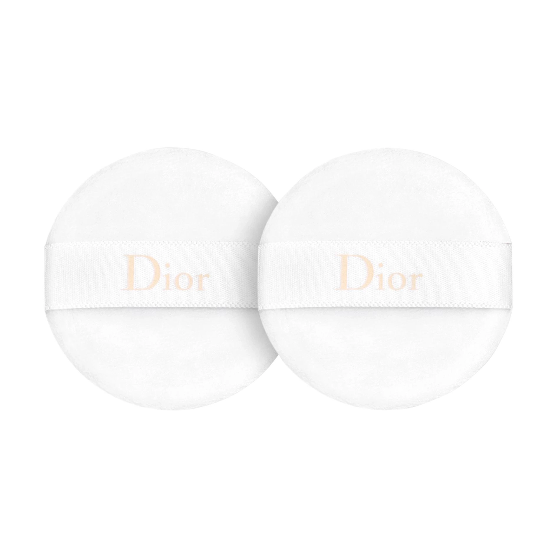 Dior Пуховка для рассыпчатой пудры Christian Forever Cushion Powder Puff, 2 шт - фото N1