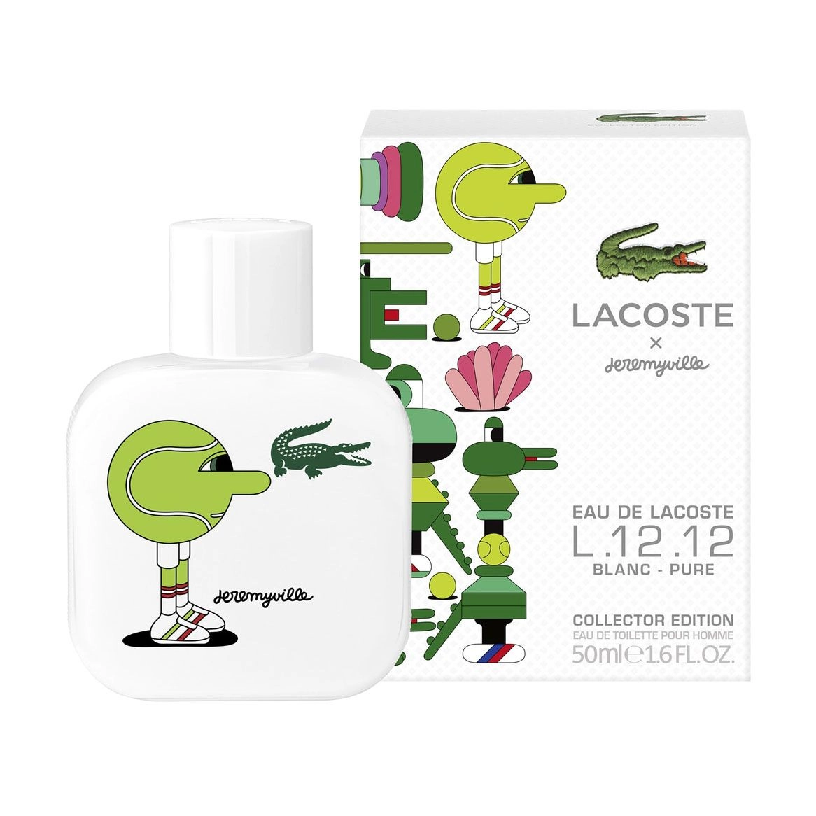 Lacoste L.12.12 Blanc-Pure X Jeremyville Туалетная вода мужская - фото N2