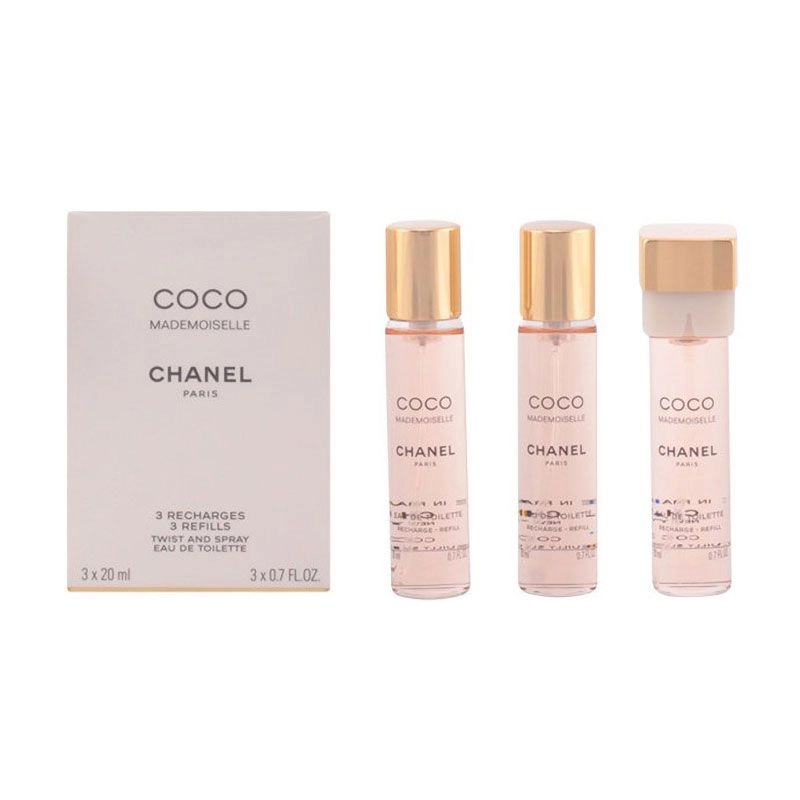 Chanel Парфюмированный набор женский Coco Mademoiselle (туалетная вода, 20 мл + сменный блок, 2*20 мл) - фото N1