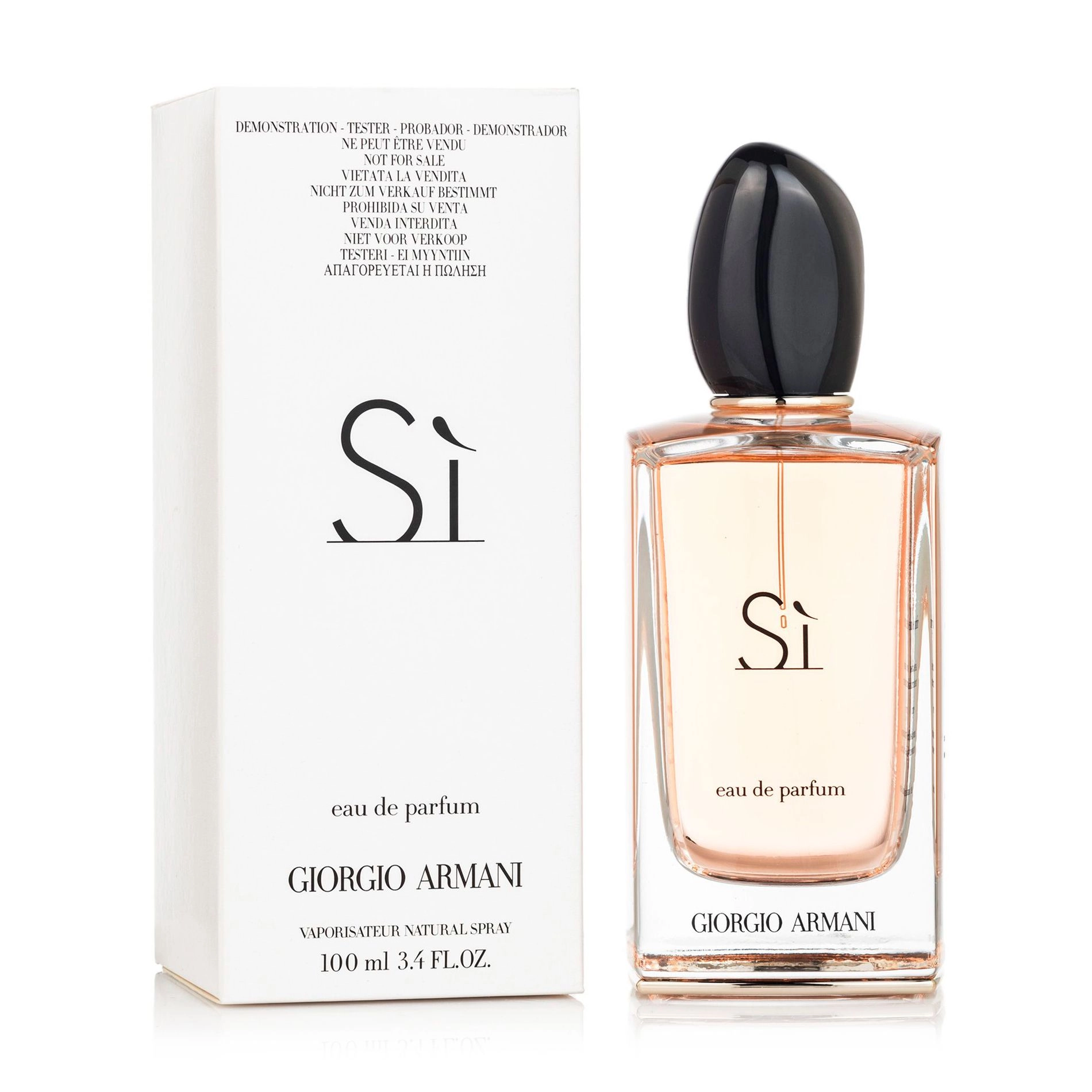 Giorgio Armani Si Парфюмированная вода женская, 100 мл (ТЕСТЕР с крышкой) - фото N2