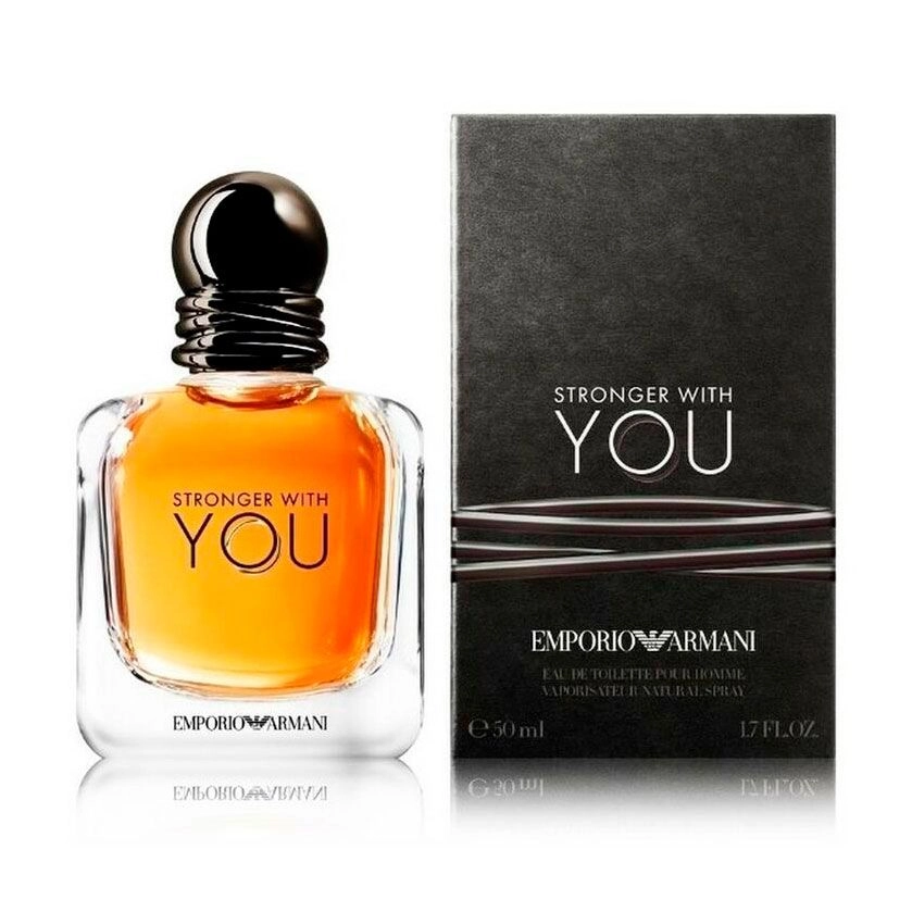 Giorgio Armani Emporio Armani Stronger With You Туалетная вода мужская, 50 мл - фото N1