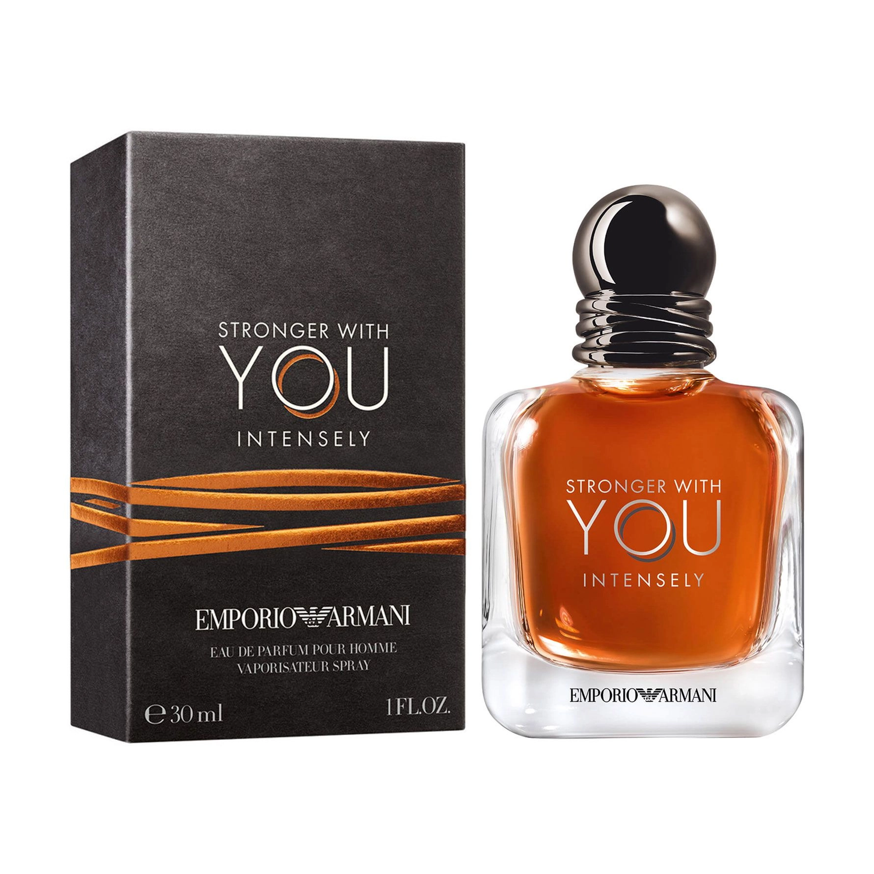 Парфюмированная вода мужская - Giorgio Armani Emporio Armani Stronger With You Intensely, 30 мл - фото N1