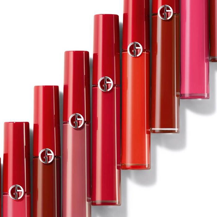 Giorgio Armani Жидкая матовая помада для губ Lip Maestro Liquid Lipstick 202 Dolci, 6.5 мл - фото N4