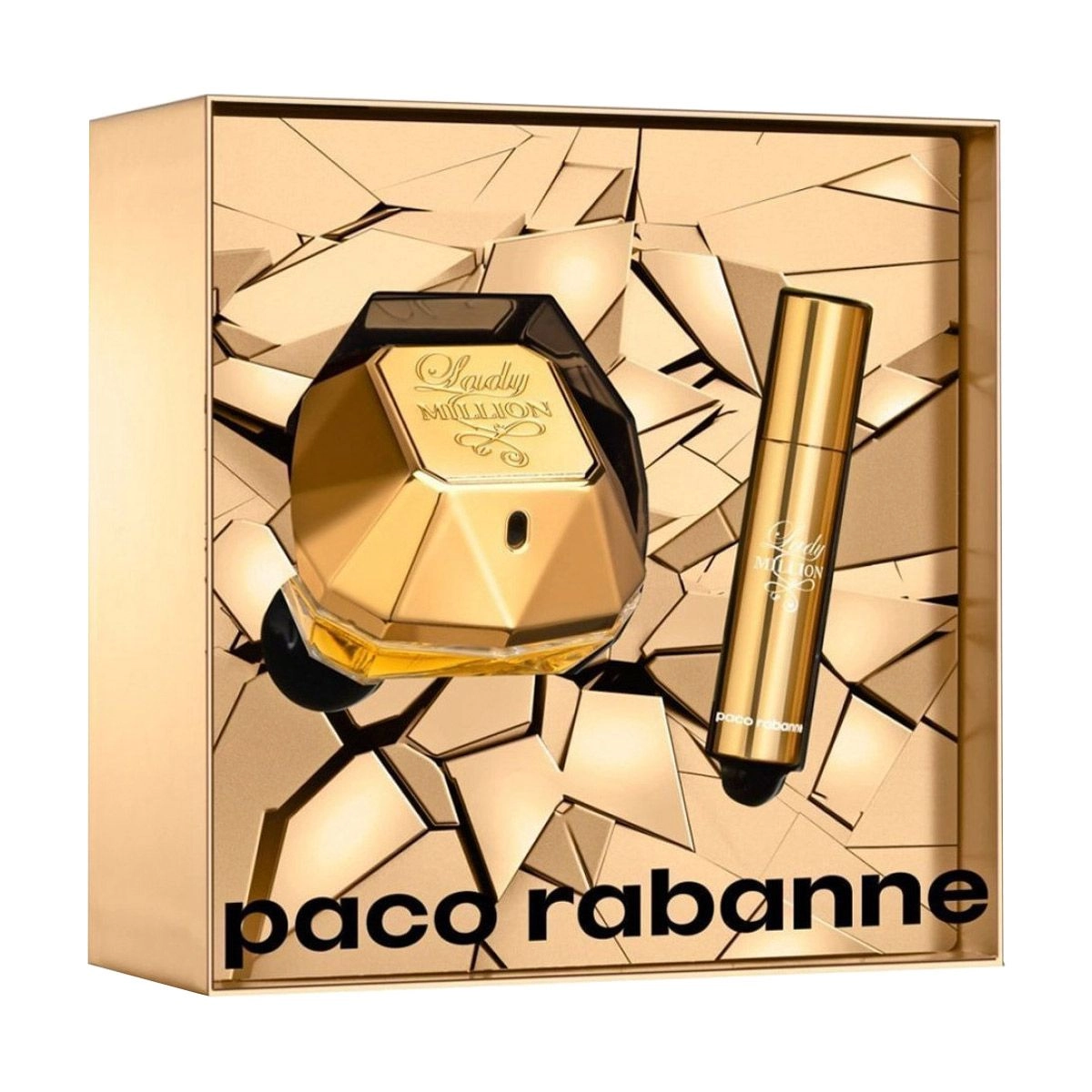 Paco Rabanne Парфумований набір жіночий Lady Million Lucky (парфумована вода, 50 мл + парфумована вода, 10 мл) - фото N1