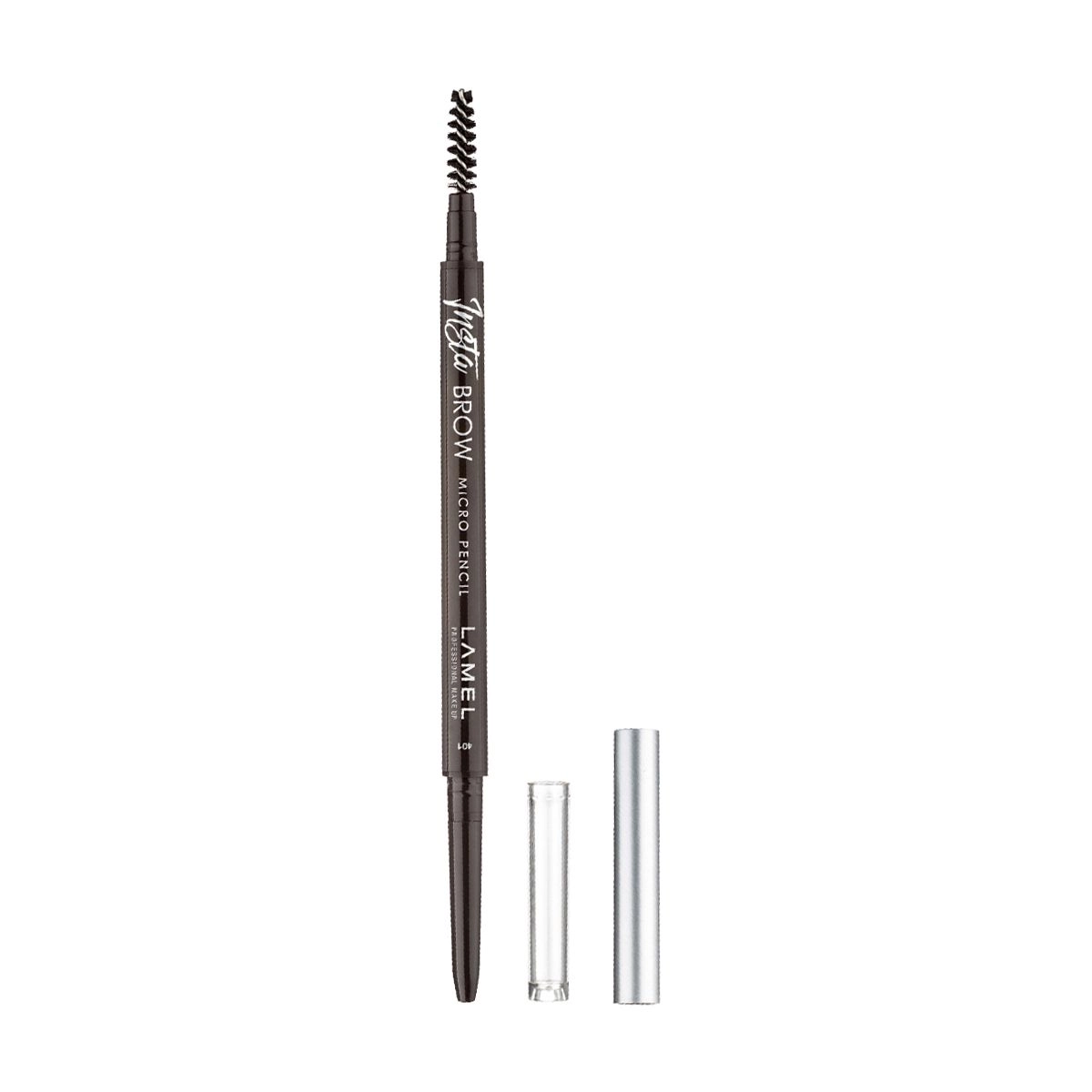 Lamel Professional Олівець для брів Insta Micro Brow Pencil зі щіточкою 401, 0.12 г - фото N1