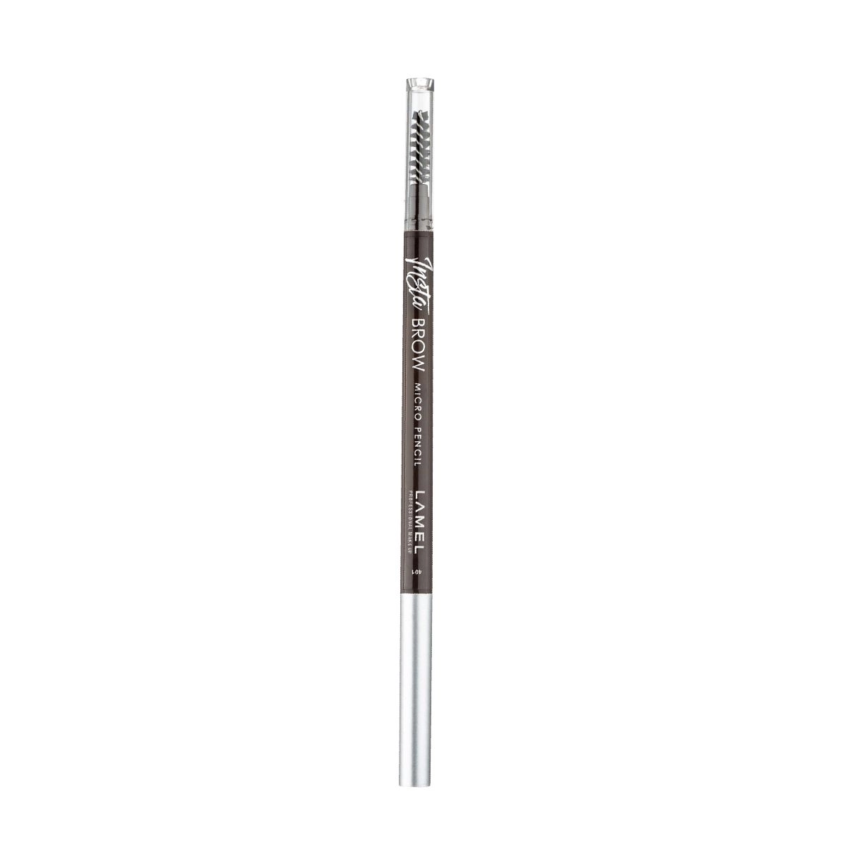 Lamel Professional Карандаш для бровей Insta Micro Brow Pencil со щеточкой 401, 0.12 г - фото N2