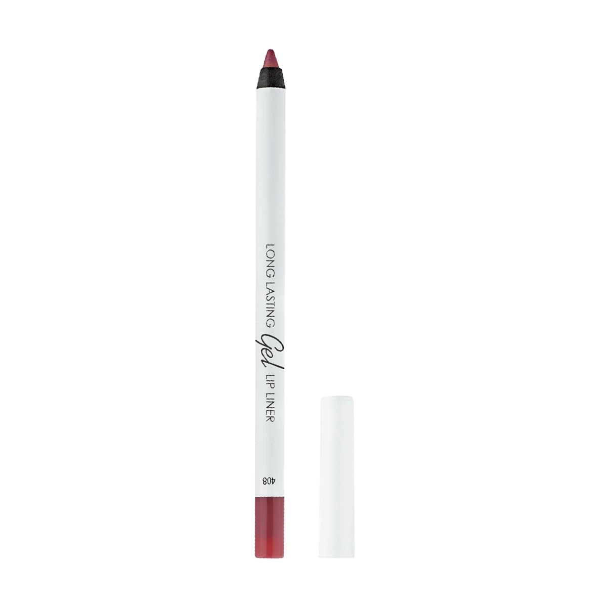 Lamel Professional Стойкий гелевый карандаш для губ Long Lasting Gel Lip Liner 408, 1.7 г - фото N1