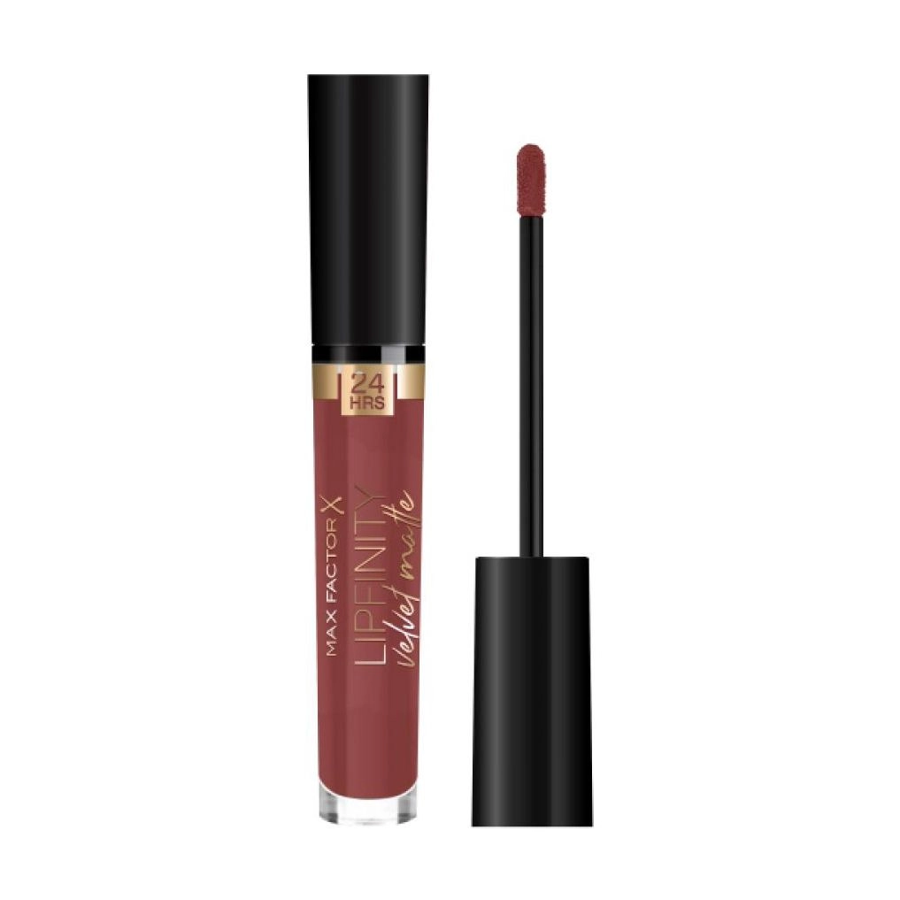 Max Factor Жидкая матовая помада Lipfinity Velvet Matte Lipstick, 75 Puple Orchid, 3.5 мл - фото N1