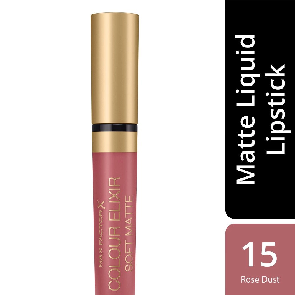 Max Factor Жидкая помада для губ Color Elixir Soft Matte Lipstick 015 Rose Dust, 4 мл - фото N2