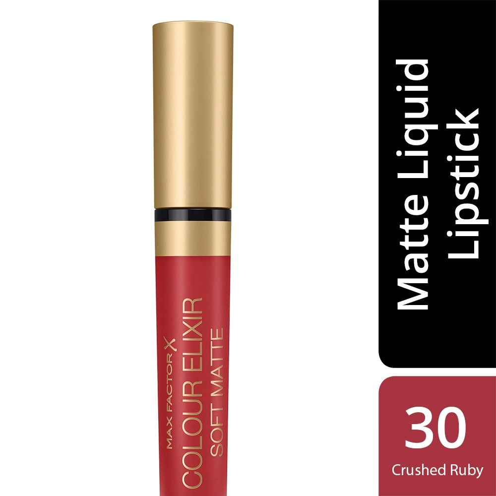 Max Factor Жидкая помада для губ Color Elixir Soft Matte Lipstick 030 Crushed Ruby, 4 мл - фото N2